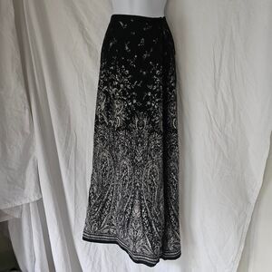 Liz-claiborne Women's Black and Grey Skirt